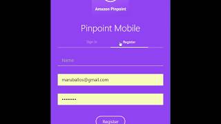 Pinpoint Mobile Application Demo screenshot 3