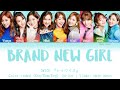 TWICE『トゥワイス』- BRAND NEW GIRL (Color coded Kan/Rom/Eng lyrics)