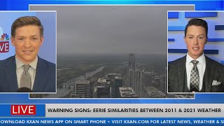 Weather discussion: David Yeoman talks about eerie similarities between 2011 & 2021 weather