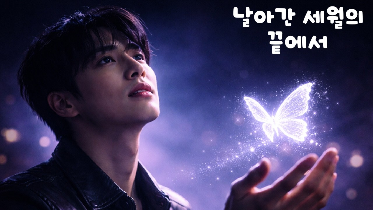 날아간 계절의 끝에서, 하얀 빛으로 남은 너, 날아간 계절의 끝에서 사라지지 마, 하얀 나비 그날의 하늘 아래서, 빛이 된 우리의 시간