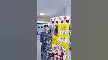 #vendingmachine Popcorn vending machine, your ideal entrepreneurial choice