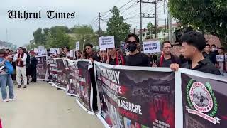 ANSAM Leads Imphal Rally for Justice for Six Slain Nagas