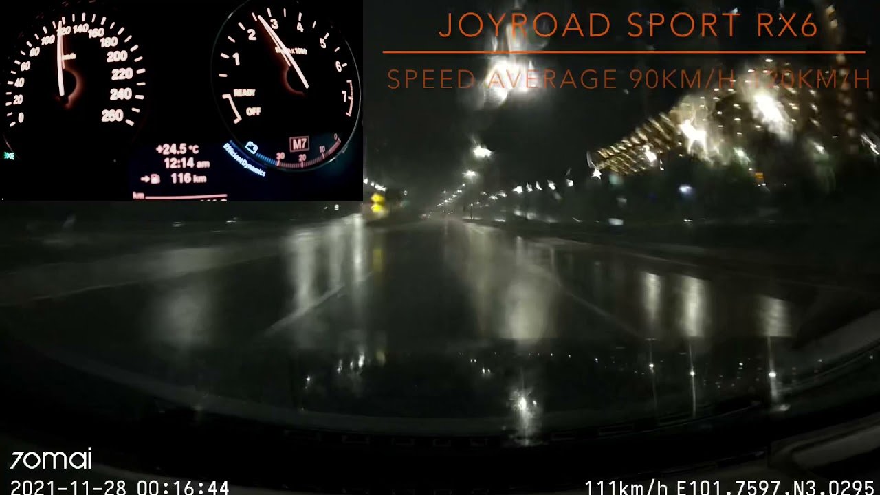Review For Joyroad Tyre Sport RX6 Performance On The Wet Condition & The Grip When Heavy Rain