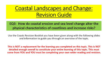 Edexcel A Level Geography - Coasts EQ3 Revision