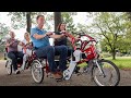 FunTrain: side-by-side tandem bike trailer