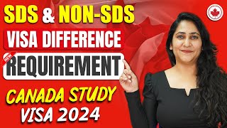 SDS & Non-SDS Visa Difference, Requirement : Canada Study Visa 2024 | Study in Canada