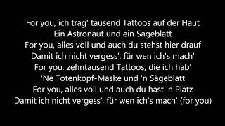 Sido - Tausend Tattoos Lyrics Resimi