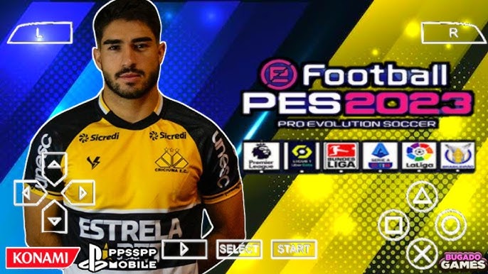 ✓ eFootball PES 2023 Leve PPSSPP C/ Brasileirão & Europeu 100