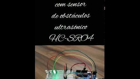 Projeto com  Arduíno: Sensor de Obstáculos Ultrassônico ! #pucminas #algoritmos