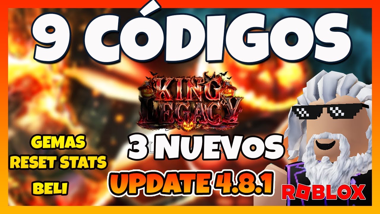 ✓Nuevo código✓9 CÓDIGOS activos de ⚔️KING LEGACY⚔️Update 4.8