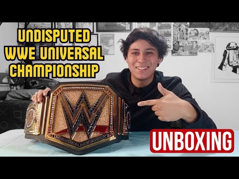 UNDISPUTED WWE UNIVERSAL CHAMPIONSHIP Replica Unboxing 2024