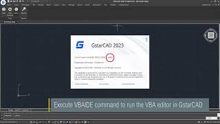 VBA in GstarCAD 2023