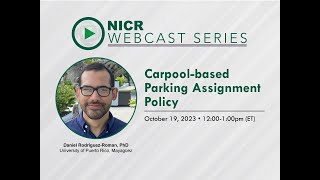 NICR: Carpool-based Parking Assignment Policy