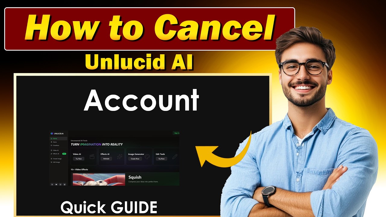 How to Delete Unlucid AI Account | Cancel Unlucid AI Account
