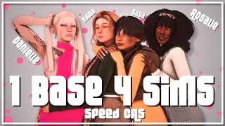 💖 1 Base 4 Sims | Sims 4 Speed CAS | Alpha CC 💖