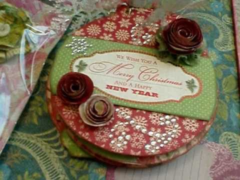 CHRISTMAS MINI ALBUM inspired by arlene @ mybutter...