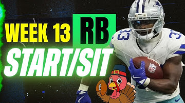 Week 13 RB START/SIT Every Match Up Analysis 🚨 MUST-Play or Bench Players (2025 Fantasy Football)