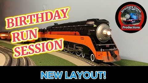Birthday Run Session (On My New Layout!) 🎂🚂