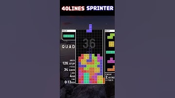[TETR.IO] SS rank. Just a game of Tetris. 40Lines Sprinter. #246