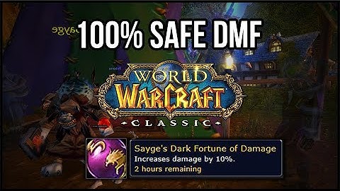 Classic WoW - 100% Best way to get DMF Buff | Handling Griefers