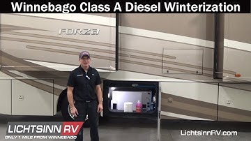 LichtsinnRV.com - How to Winterize Winnebago Class A Diesel Motorhome