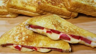 CHEESY HOTDOG TOAST | Yummy Breakfast Idea ,Ready in Few Minutes