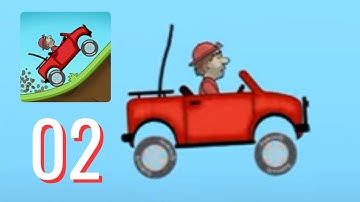 Hill Climb Racing - Gameplay Walkthrough Part 2 - Hill Climber ( Android, iOS )