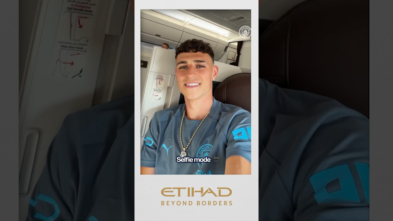 ✈️ POV you’re on the Etihad team flight 👀 #football #mancity #premierleague #shorts