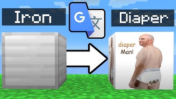 I Put Every Minecraft Texture Through Google Translate 10 TRILLION Times...