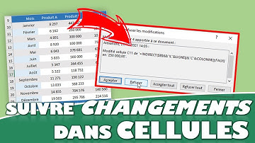 COMMENT SUIVRE LES MODIFICATIONS APPORTÉES SUR UN FICHIER EXCEL ?