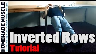 Inverted Rows - Home Upper Back Workout