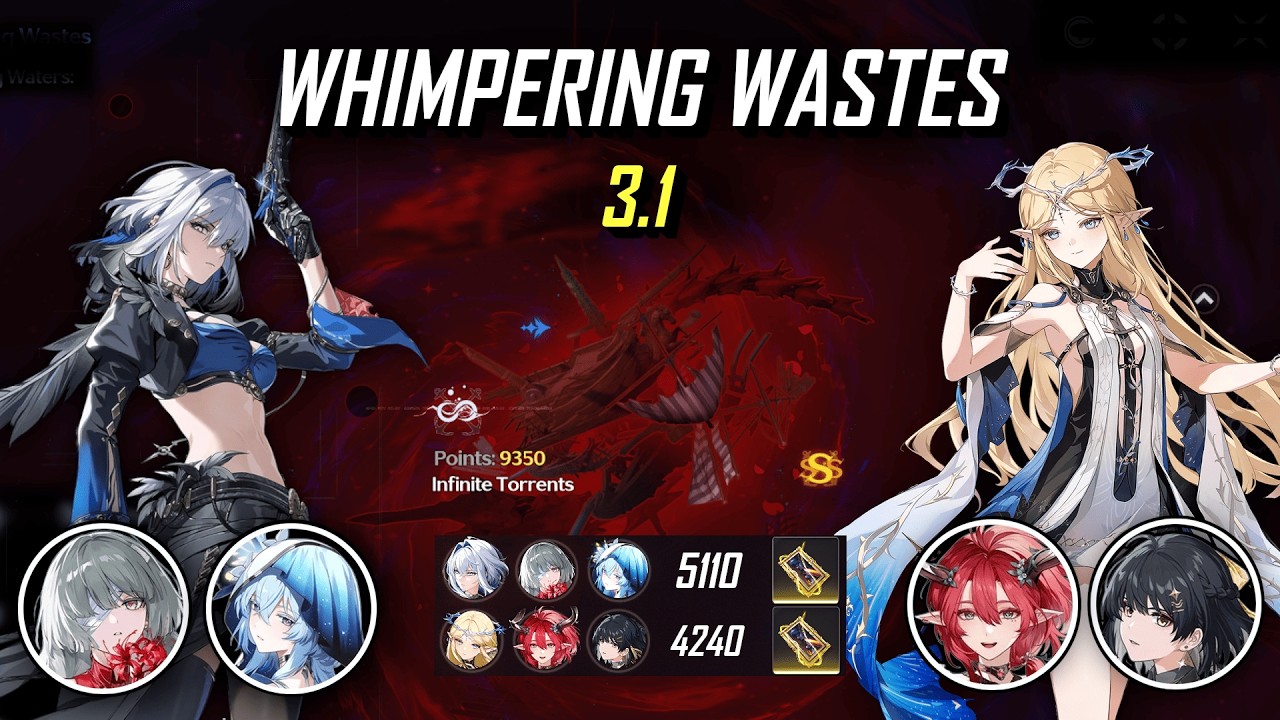 WUWA 3.1 NEW WHIWA | S0R1 Galbrena x S0R1 Cartethyia | Whimpering Wastes | Wuthering Waves