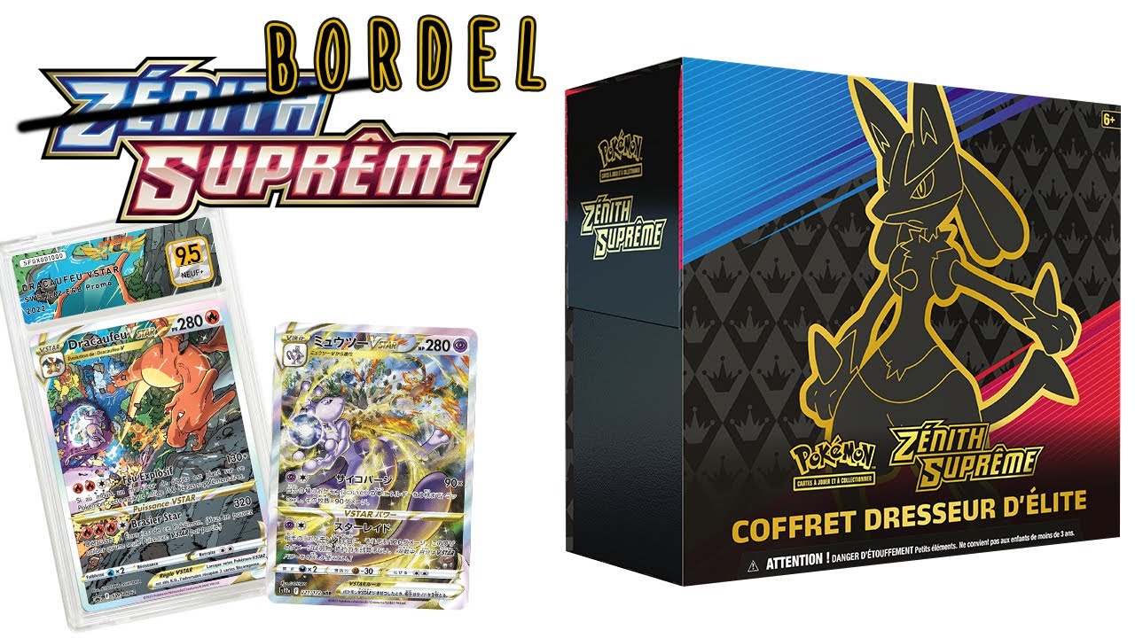Coffret 10 Cartes Pokémon Françaises Holo Mille Poings - SWSH279 Myboost Épée Et Bouclier 12.5 Zénith Suprême