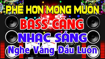 PHÊ Hơn Mong Muốn, Nhạc Test Loa CỰC CHUẨN 8D - Nhạc Disco REMIX Bass Căng Nhạc Sáng - Váng Cả Đầu
