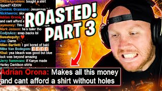 TIMTHETATMAN CHAT ROASTS HIM FOR 10 MINUTES (TTS) PART 3