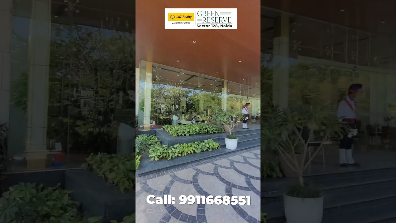 Green Reserve By L&T Realty Sec 128 Noida || L&T Green Reserve Golf Facing Apartment ☎️: 9911668551