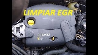 Como limpiar EGR Renault 1.5 dci