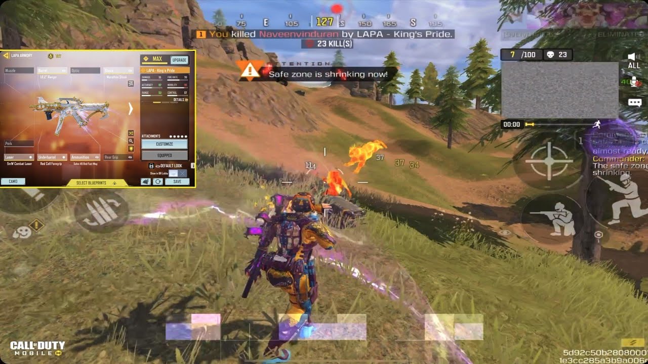 LAPA is this the KILLER of FENNEC? | best LAPA GUNSMITH in CODM BR | SOLO vs SQUADS GAMEPLAY