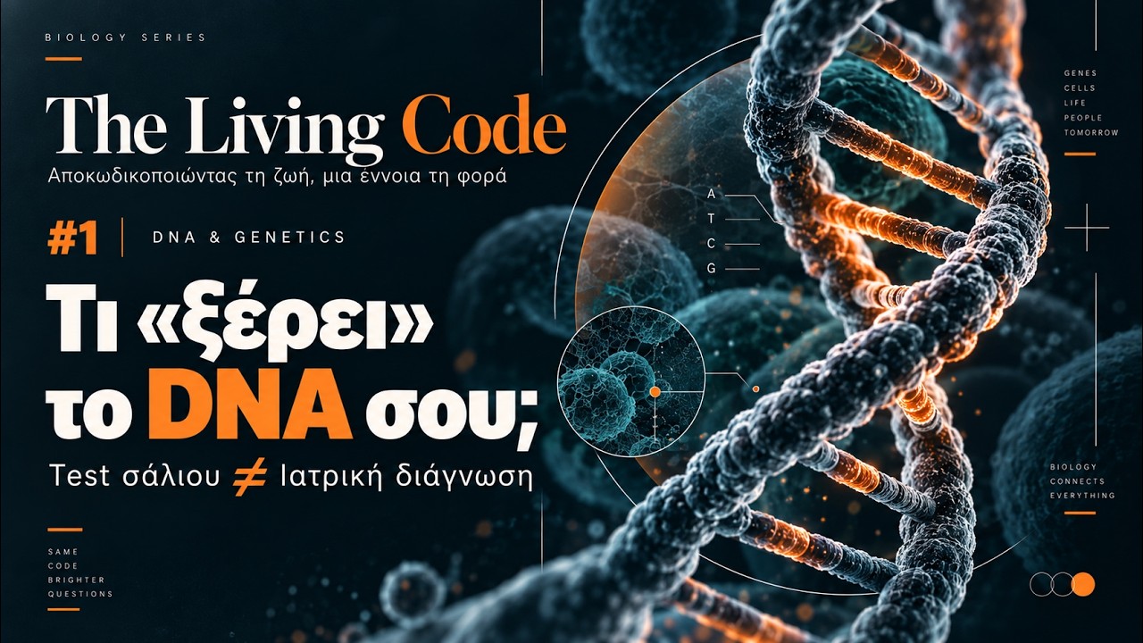 🧬 The Living Code, Ep. 001 - Τι ξέρει το DNA σου; - YouTube