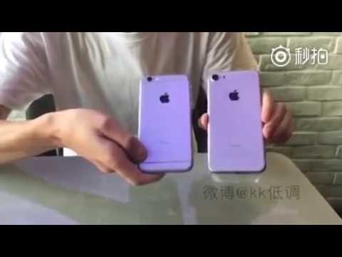 Alleged 'iPhone 7' compared to Apple's iPhone 6s - YouTube