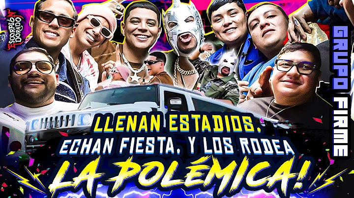 Todo GRUPO FIRME & Escorpión #AlVolante en una limosina con concierto ambulante