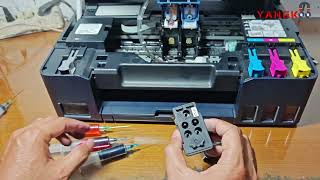 Printer Canon G3060 Tinta Warna Tidak Keluar