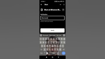 Blum at Binance Blockchain week | Blum code| Today Blum verify task |Today Blum code|#blum #shorts