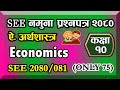 class 10 economics model question 2080 | SEE 2080 |