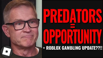 Roblox CEO said Predators are an "Opportunity"... WORST INTERVIEW EVER?