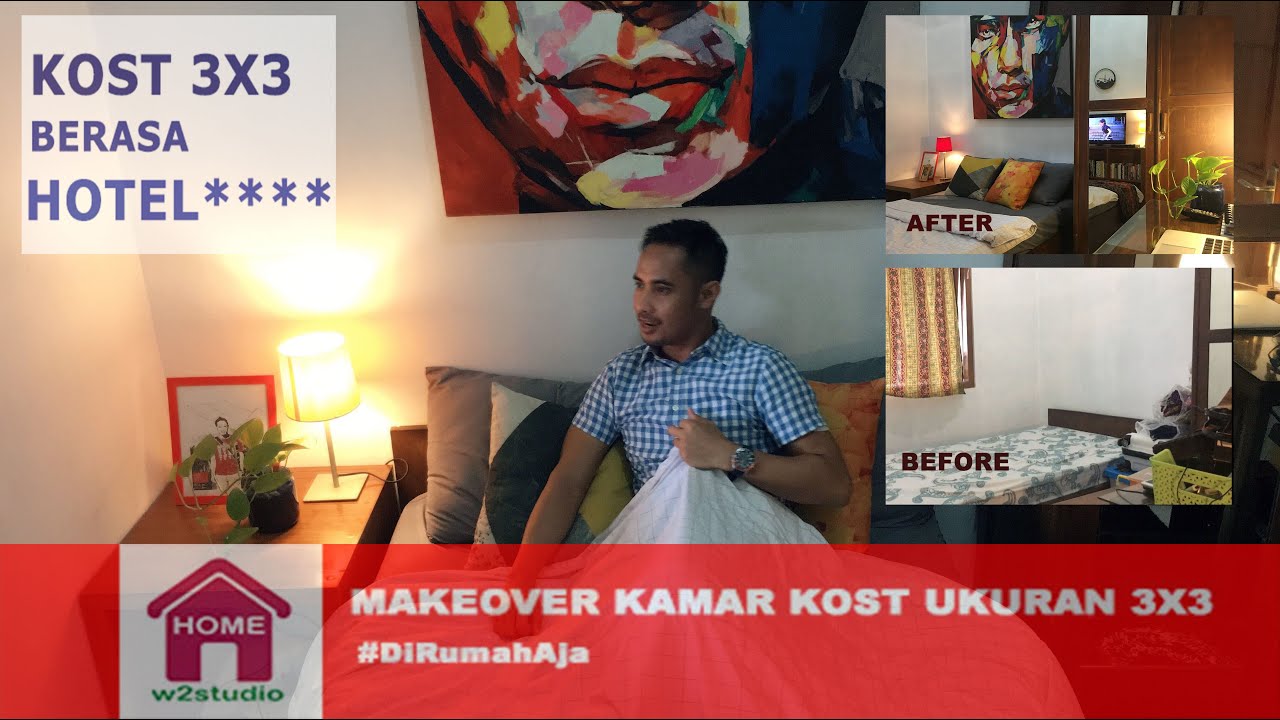 Makeover Kamar  Kost  Ukuran 3X3  M dengan Budget Murah YouTube