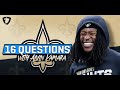 16 Questions with Alvin Kamara: Workout Routine, Favorite NFL Stadium & more!
