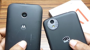 Android One Micromax CANVAS A1 Unboxing & Hands On Review ft Moto E