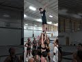 Boy Flyer Gives LIFE To This Stunt #Shorts #Cheerleading