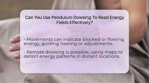 Can You Use Pendulum Dowsing To Read Energy Fields Effectively? - Spiritual Universe Unlocked